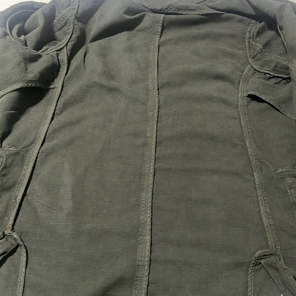 Vintage VOYAGE invest in the original Olive green field cargo jacket coat xl - Picture 11 of 17